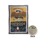 HYUGA Extra Large Camping Blanket (68"x48")- Camping Rug, Beach Blanket, Picnic Blanket, Outdoor Blanket, Bed Sofa Couch PA LED BULB - HYUGA