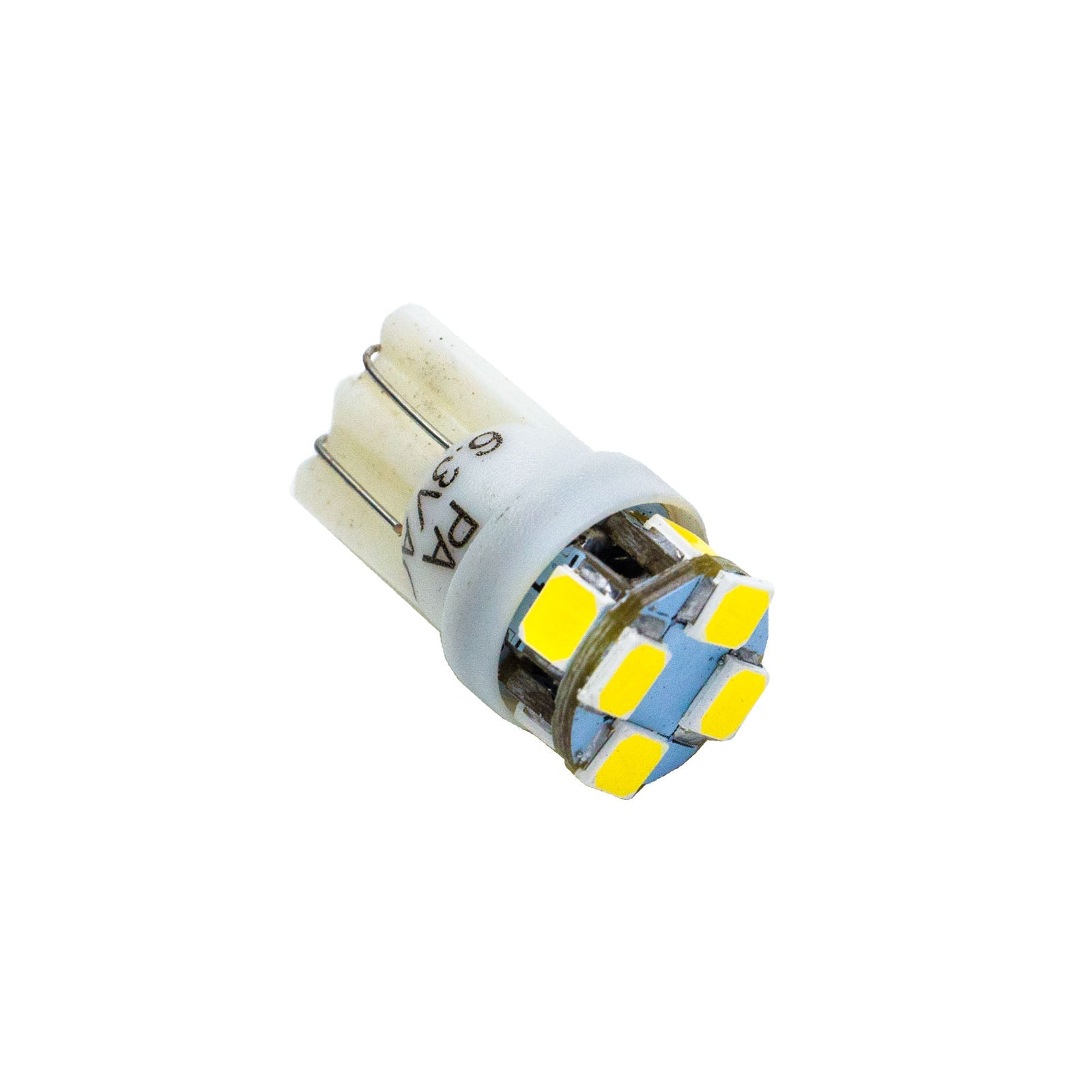 8SMD T10 Wedge #555 BA9S #44 #49 6.3V Arcade Pinball Machine Light Bul