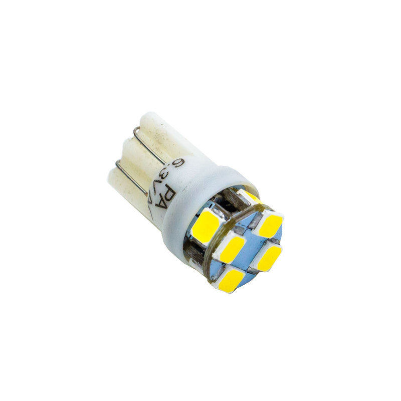 8SMD T10 Wedge #555 BA9S #44 #49 6.3V Arcade Pinball Machine Light Bul