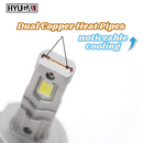 GX623 Adjustable Brightness & Color LED Headlight/Fog Light Bulb – Compatible with H1, H7, H8, H9, H10, H11, 9005, 9012, D1, D2, D3, D4 HYUGA LED BULB