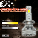 GX623 Adjustable Brightness & Color LED Headlight/Fog Light Bulb – Compatible with H1, H7, H8, H9, H10, H11, 9005, 9012, D1, D2, D3, D4 HYUGA LED BULB