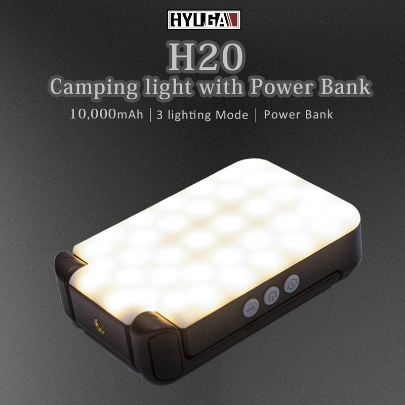 LED Camping Lantern Rechargeable Light 10,000mAh Power Bank Tent Lamp IP64 Waterproof 800LM 5 Light Modes for Camping, Hiking, Hurricane Emergency, Home use and Car (1 PCS) PA LED BULB - HYUGA
