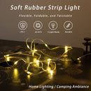 Camping Lights String, 5 in 1 Outdoor String Lights with 8 Lighting Modes, Type-C Charging, 20s Recovery- Portable LED Camping String Lights for Camping, Hiking, House Decorate HYUGA (26.24ft) HYUGA LED BULB