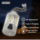 Dual-Function Camping Light Flashlight Hanging Camping Light Ambient Light Light with Three Color Modes Five Brightness Levels HYUGA LED BULB