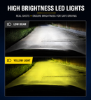 HYUGA Fit for Ford F-150 Mini Projector Amber LED Grille Marker Lights (2014-2019) | IP67 Waterproof | 8-Light Kit HYUGA LED BULB