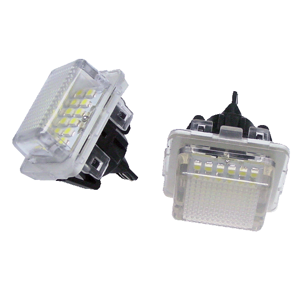 LED License Plate Lamp Fit for BENZ W204 W212 W216 W221 Canbus Error Free LED (Pack of 2)