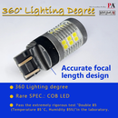 LED COB Automotive Exterior Reverse Light DRL T20 7443 1157 BAY15D 1156 P21W 360 degree light (Pack of 2) Per-Accurate Incorporation