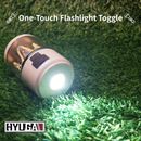 Dual-Function Camping Light Flashlight Hanging Camping Light Ambient Light Light with Three Color Modes Five Brightness Levels HYUGA LED BULB