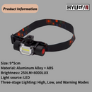 【PN-3 Lighting Headlamp】Lightweight Model Bicycle Light | Hiking Headlamp | Camping | Fishing Light | Warning Light HYUGA LED BULB