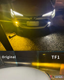 TF1 2x LED Fog Light Bulbs 6000K White 30W Plug and Play Compatible with 2020~ Corolla Cross, Corolla, CHR, SIENTA, RAV4, HILUX HYUGA (Pack of 2) PA LED BULB - HYUGA