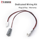 LED Ambient Light Central Console Box Light Footwell Glove Box Bulb Original Reserved Hole with Dedicated Wiring Harness for Toyota Cross Corolla Auris Subaru (4 pcs with 2.0 cable) PA LED BULB - HYUGA