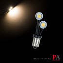2SMD BA9S #44 #47 6.3V AC / DC Fold Side View Flexible Wire LED Bayonet Arcade Pinball Machine Light Bulb (10 Bulbs)