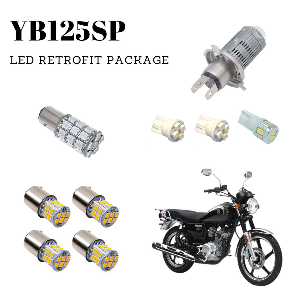 YB125SPライトLED！ YB125SP YAMAHA Motorcycle LED Light Bulbs Replacement Retrofit Package
