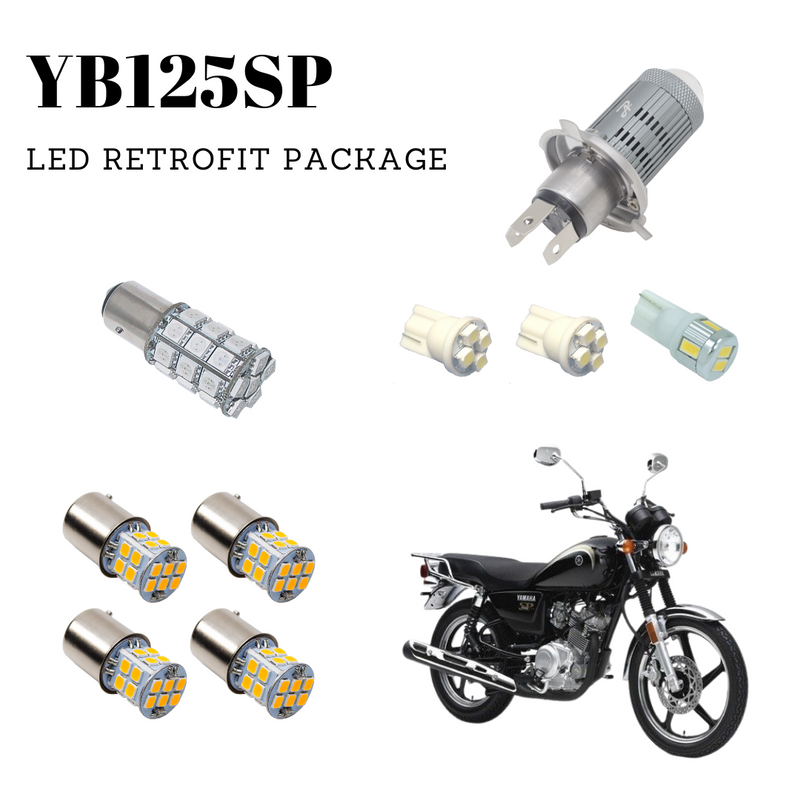 YB125SP YAMAHA Motorcycle LED Light Bulbs Replacement Retrofit Package YB125SP YAMAHA Motorcycle LED Light Bulbs Replacement Retrofit Package