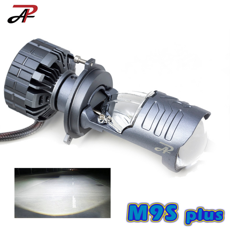 HYUGA H4 Projector Lens LED Headlight Bulb Plug and Play 9-30V 60W Car Headlight Motor Light | M9S Plus PA LED BULB - HYUGA