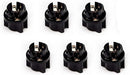 T5 73 74 Dashboard PA LEDnel Light Bulb Socket Twist Lock Wedge instrument Base (10PCS) HYUGA LED BULB