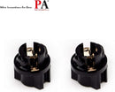 T5 73 74 Dashboard PA LEDnel Light Bulb Socket Twist Lock Wedge instrument Base (10PCS) HYUGA LED BULB
