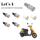 Let's 4 LED Light Bulbs Replacement Retrofit Package HYUGA LED BULB