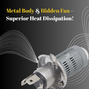 HS1 H17  White/Golden light  Headlight 12V LED  M6S Small Aperture  Low Beam 20W / High Beam 30W  PA LED HYUGA LED BULB