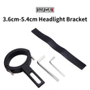 HYUGA Motorcycle Fog Light Auxiliary Lights with Horizontal Cutoff Line, Three Light Colors (White, Yellow), Simultaneous High and Low Beam, Multi-Mode Flashing, Independent Switch (Pack of 2) HYUGA LED BULB