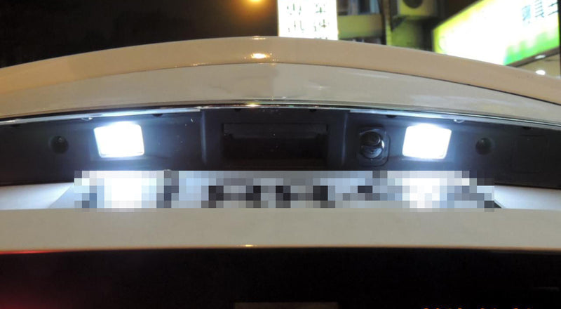 LED License Plate Lamp Fit for BMW W204 W212 W216 W221 Canbus Error Free LED (Pack of 2) PA LED BULB - HYUGA