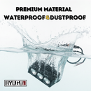 Triple-Projector Integrated LED Auxiliary Light with High/Low Beam – External Fog/Spot Lamp Hidden Mount Option HYUGA LED BULB