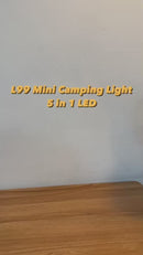 L-99 LED Mini Camping Lantern IPX4, Type-C Rechargeable Lamp, 5 Modes, Emergency Flashlight, Decoration, Outdoor Portable Light HYUGA (White)
