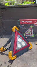 SC-1 LED Triangle Emergency Warning Light Multifunctional Waterproof Safety Flashing Signal Road Essential for Vehicle Accident/Repairing/Hazard/Camping/Hiking (Pack of 1)