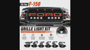 HYUGA Fit for Ford F-150 Mini Projector Amber LED Grille Marker Lights (2014-2019) | IP67 Waterproof | 8-Light Kit