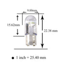 LED Replacement Bulbs Ice Blue T10 10 PCS 12V Compatible with Map Light, Dome Light, License Plate Light, Side Door Courtesy, Cargo Light, or Trunk Light, Instrument Panel Light (Pack of 10) HYUGA LED BULB