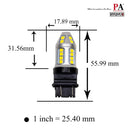 PA 30SMD 3157 2835 Auto LED Bulb 12V for Turn Signal Side Marker Stop Backup Tail Light (3056 3156 3156A 3057 4057 3157 4157 T25)