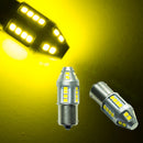 Golden Yellow T10 , T20 (7443) , 1156 (BA15S) LED 2835 SMD Automotive Motorcycle Light Bulb For Turn Signal DRL Interior Light Per-Accurate Incorporation