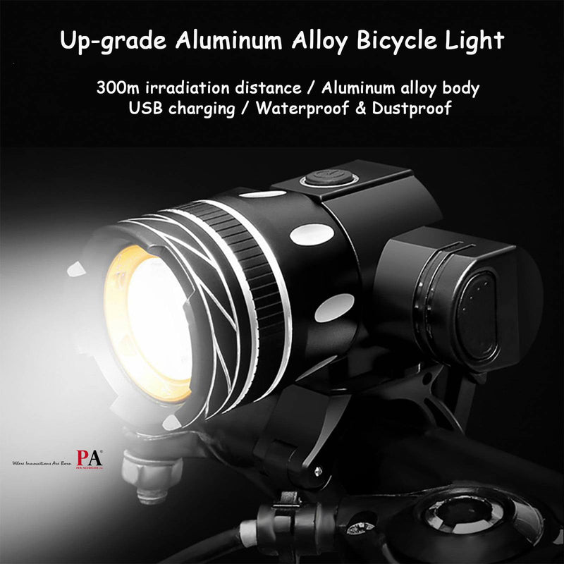 Bicycle LED Explore Headlight Flashlight PN-1 Outdoor Use, Super Bright T6 LED Rechargeable Per-Accurate Incorporation