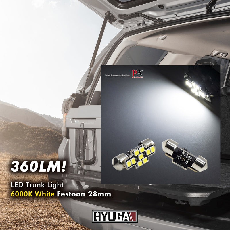 Compatible with 2014-2020 TOYOTA 4Runner Whole LED Replacement Package (low high beam headlight, fog light, turn signal, interior light...) Per-Accurate Incorporation
