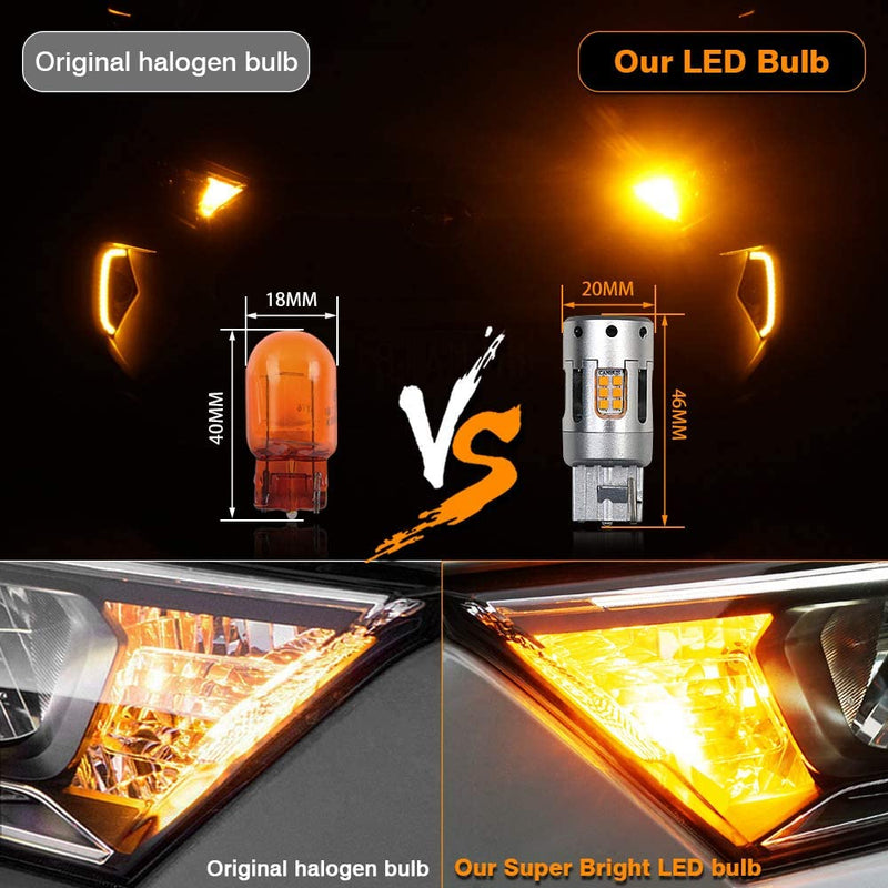 Compatible with 2019-2021 TOYOTA RAV4 LED Whole Replacement Package (fog light, turn signal, reverse light, map light, dome light...) Per-Accurate Incorporation