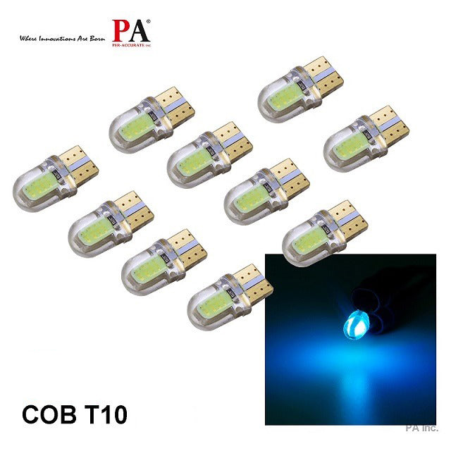 2 COB T10 LED Automotive Bulb For Instrument Dashboard Cluster, Interior, Map Light, Dome Light, Trunk Light, Door Light Per-Accurate Incorporation