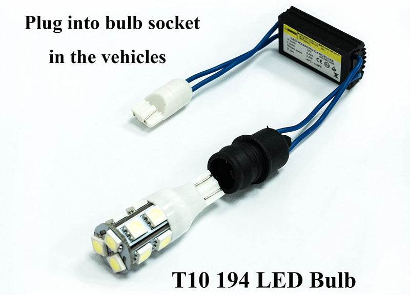 T10 / T15 168 921 "Decode" Load Resistor Built-In (Warning / Hyperflash-Free) Interface Module (1 pair) Per-Accurate Incorporation