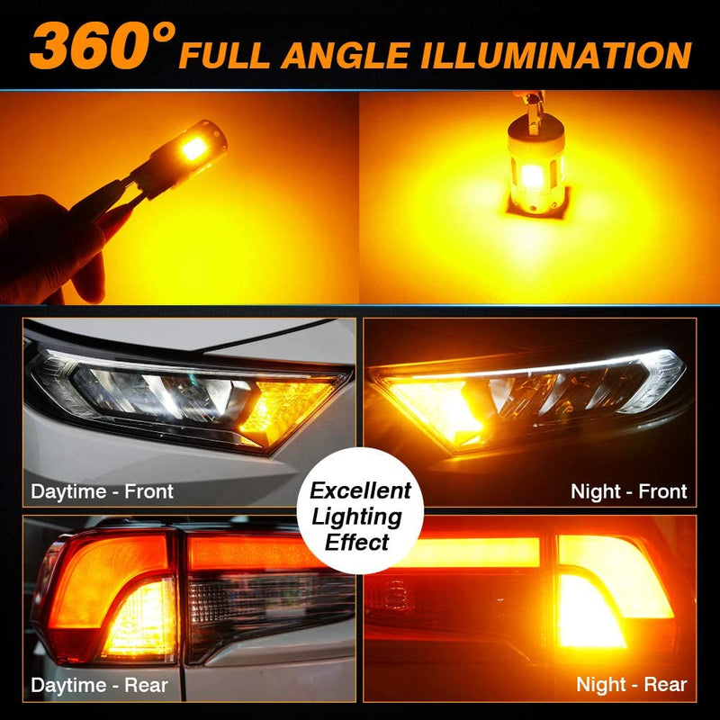 FanBoost LED Turn Signal Bulb | Anti Hyper Flash CANBus hyperflash free (1 Pair) Per-Accurate Incorporation