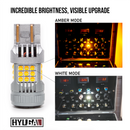 LED Switchback White / Amber Auto LED Bulb T20 7443 7444 36SMD Turn Signal Daytime Running Light DRL Parking Light (1 Pair) Per-Accurate Incorporation