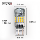 LED Switchback White / Amber Auto LED Bulb T20 7443 7444 36SMD Turn Signal Daytime Running Light DRL Parking Light (1 Pair) Per-Accurate Incorporation
