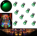 LED Bayonet LED Arcade Pinball Machine Light Bulb 1SMD BA9S #44 #47  6.3V (10PCS)