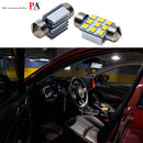 LED Warm White 6000K Festoon 28mm 31mm 9SMD 2835 Interior Automotive Bulb PA LED BULB - HYUGA