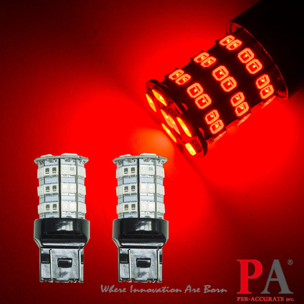 (2 pcs / 10 pcs) LED 55 SMD 5630 2835 Red Light Brake Light  / Tail Light T20 7443 1157 BAY15D BAZ15D 1156 BA15S BAU15S Per-Accurate Incorporation