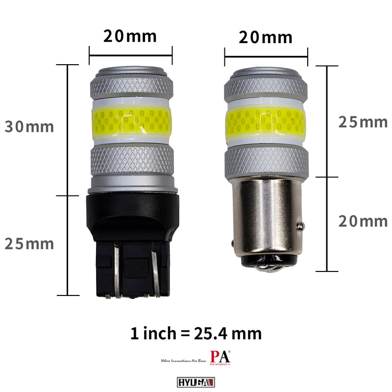 LED COB Automotive Exterior Reverse Light DRL T20 7443 1157 BAY15D 1156 P21W 360 degree light Per-Accurate Incorporation