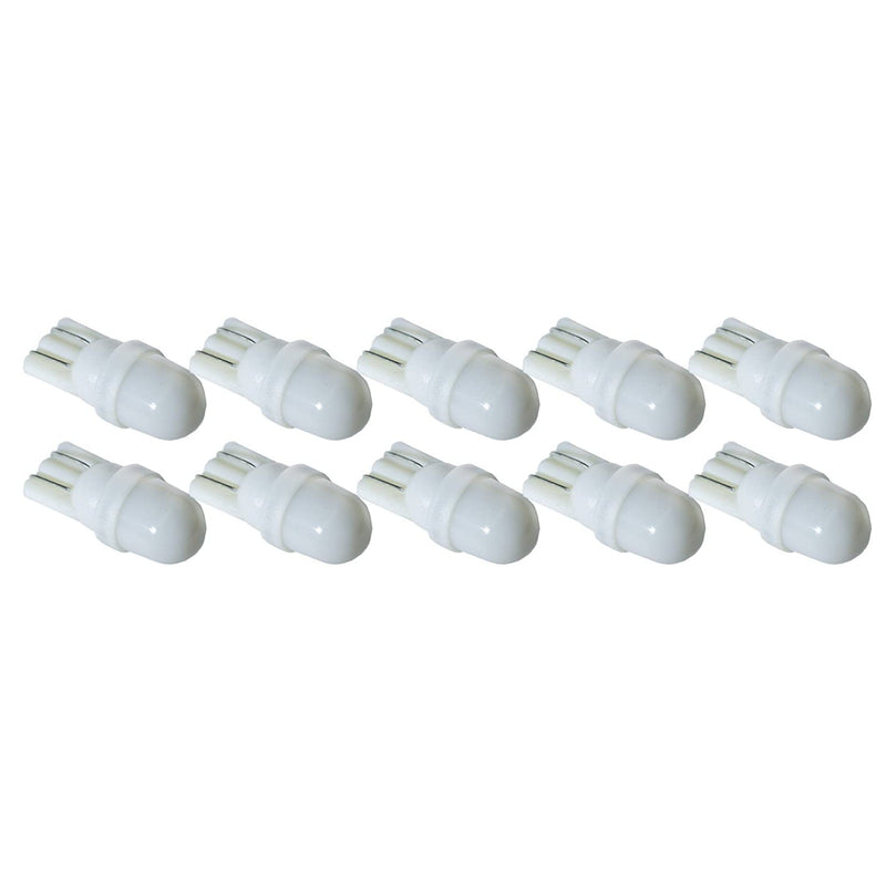 LED Wedge Frosted Arcade Pinball Machine Light Bulb 2SMD T10