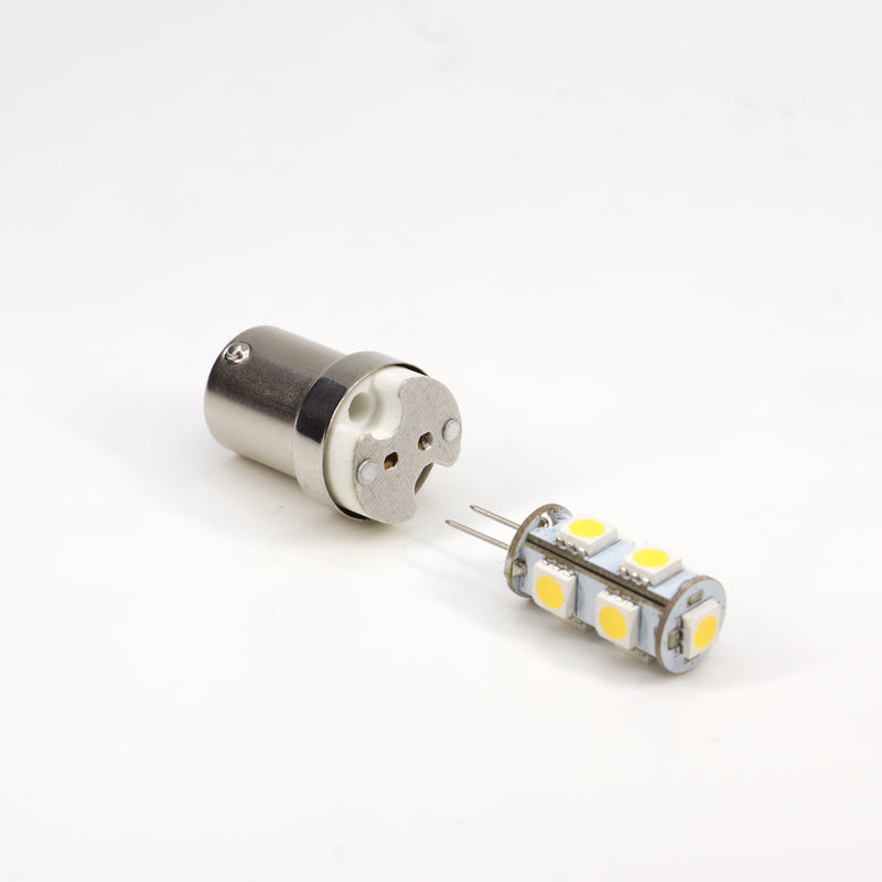 G4 to BA15S BA15D LED Auto Bulb Adapter Per-Accurate Incorporation