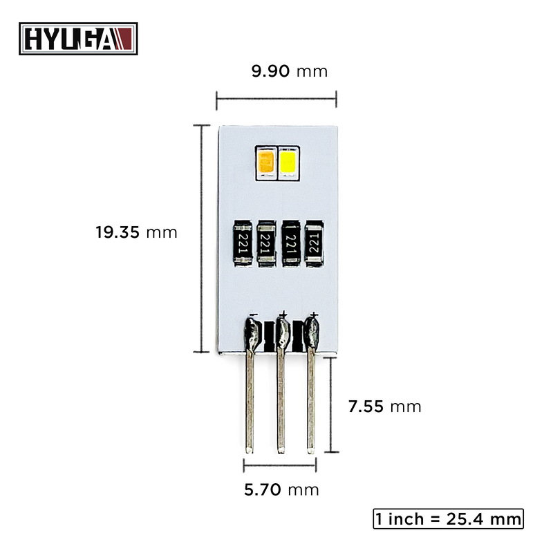 LED Automotive Interior Ambient Light Bulb PCB Module Door Handle light upgrade PA LED BULB - HYUGA