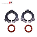 Headlight Adapters, 1 PCS LED Adapter Bulbs Holders Headlight Bulbs Base PA LED BULB - HYUGA