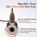 HYUGA U9S H7 LED Headlight Fog Light White 6500k 50W 5700LM｜2 Bulbs Per-Accurate Incorporation