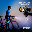 Bicycle LED Explore Headlight Flashlight PN-1 Outdoor Use, Super Bright T6 LED Rechargeable Per-Accurate Incorporation